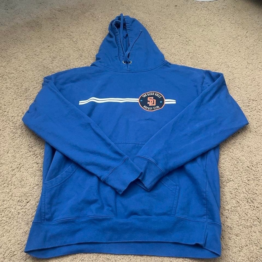 San Diego Gulls blue hoodie Size L